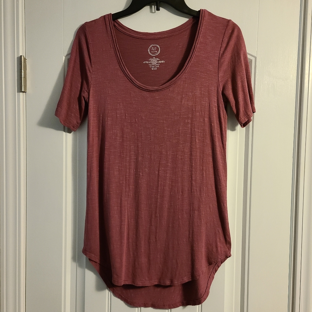 Maurices 24/7 Mauve Tee